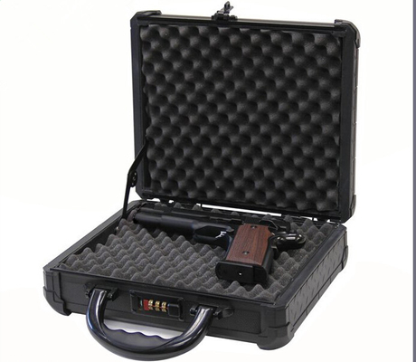 Caja de herramienta de aluminio que lleva bloqueable para la arma de mano de la pistola de los accesorios del arma