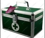 Casos de la medicina de la emergencia del hogar con el marco de alta densidad de la aleación de aluminio
